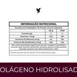 Colágeno Hidrolisado com Biotina, Metilfolato (B9) e Vitamina C - 120 Cápsulas
