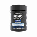 Feno Grego Black com Arginina, Zinco e Boro - 60 Cápsulas