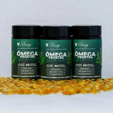 Ômega 3 com DHA 750mg e EPA 250mg de Algas Marinhas - Vegetal 60 Cápsulas