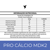 Pro Cálcio MDK2 - Cálcio de Algas, Vitamina D3, Vitamina K2 MK-7, Magnésio, Vitamina B6 e Zinco - 60 Cápsulas