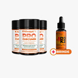 ProCurcumin C3 Complex® - Curcumina (Cúrcuma), Vitamina D3, K2, Magnésio, Colágeno Tipo 2 e TCM - 60 Cápsulas