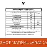Shot Matinal Always Fit - Blend exclusivo de Curcumina, sabor Laranja, Glutamina, NAC, Vinagre de Maçã, Própolis Verde, Vit. C e +
