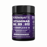 Vitaminas B6 | B9 | B12 + Complexo B em cápsulas – Energia, metabolismo e equilíbrio diário